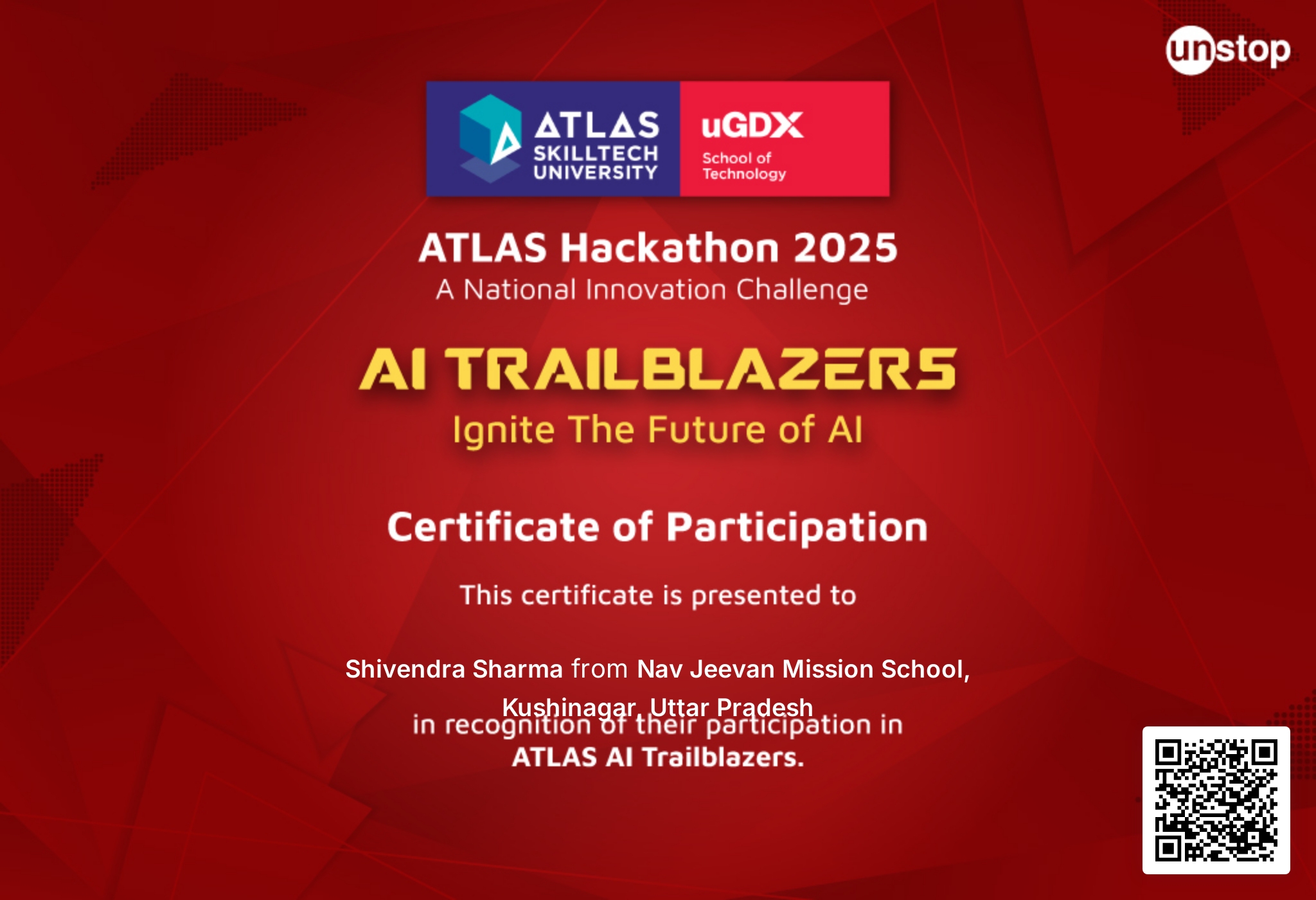 Academic Certificate